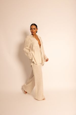 calça pantalona cura natural