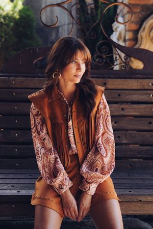 camisa aura folk
