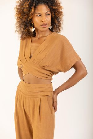 blusa semente khaki