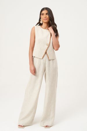 calça pantalona sirena natural